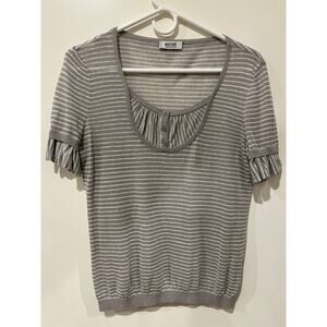 Moschino Striped Sweater, Size 8.